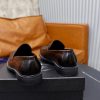 Prada Crinkled Leather Penny Loafers – Fumè Cocoa Brown (9) Prada Crinkled Leather Penny Loafers – Fumè Cocoa Brown