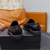 Prada Crinkled Leather Penny Loafers – Vintage Black