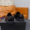 Prada Grained Leather Penny Loafers – Classic Black (6) Prada Grained Leather Penny Loafers – Classic Black
