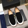 Prada Suede Slip-On Platform Sneaker – Black & White (1) Prada Suede Slip-On Platform Sneaker – Black & White