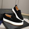 Prada Suede Slip-On Platform Sneaker – Black & White (2) Prada Suede Slip-On Platform Sneaker – Black & White