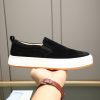 Prada Suede Slip-On Platform Sneaker – Black & White (3) Prada Suede Slip-On Platform Sneaker – Black & White