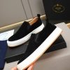 Prada Suede Slip-On Platform Sneaker – Black & White (5) Prada Suede Slip-On Platform Sneaker – Black & White