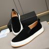 Prada Suede Slip-On Platform Sneaker – Black & White (6) Prada Suede Slip-On Platform Sneaker – Black & White