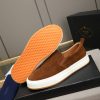 Prada Suede Slip-On Platform Sneaker – Cognac Brown (2) Prada Suede Slip-On Platform Sneaker – Cognac Brown
