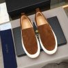 Prada Suede Slip-On Platform Sneaker – Cognac Brown (3) Prada Suede Slip-On Platform Sneaker – Cognac Brown