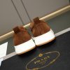 Prada Suede Slip-On Platform Sneaker – Cognac Brown (5) Prada Suede Slip-On Platform Sneaker – Cognac Brown
