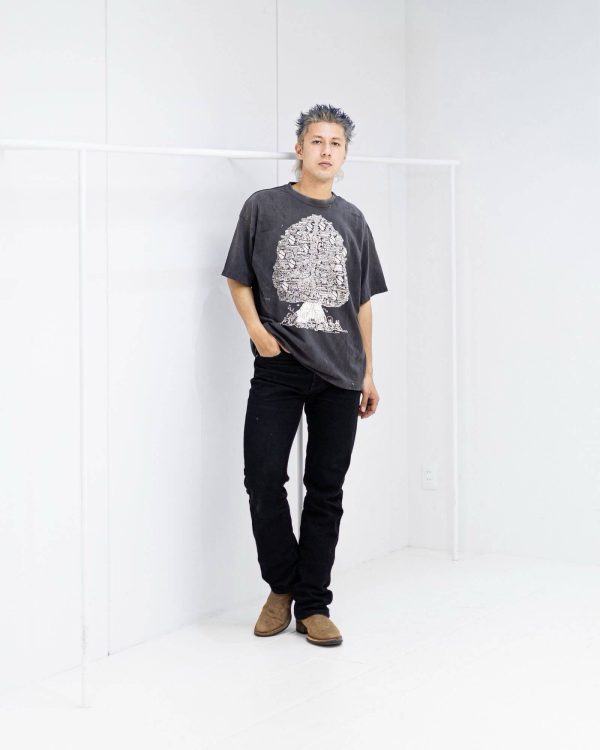 SAINT M×××××× (Saint Michael) SS T-Shirt Tree- Charcoal Grey (1) SAINT M×××××× (Saint Michael) SS T-Shirt / Tree- Charcoal Grey