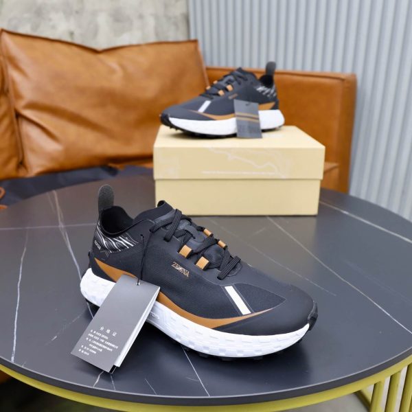 ZEGNA x norda 001 Sneaker – Black & Signature Vicuna Brown (1) ZEGNA x norda 001 Sneaker – Black & Signature Vicuna Brown