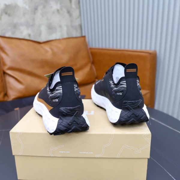 ZEGNA x norda 001 Sneaker – Black & Signature Vicuna Brown (7) ZEGNA x norda 001 Sneaker – Black & Signature Vicuna Brown