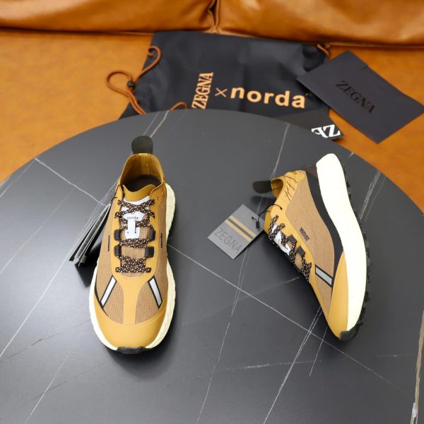 ZEGNA x norda 001 Sneaker – Desert Beige & Coyote Brown