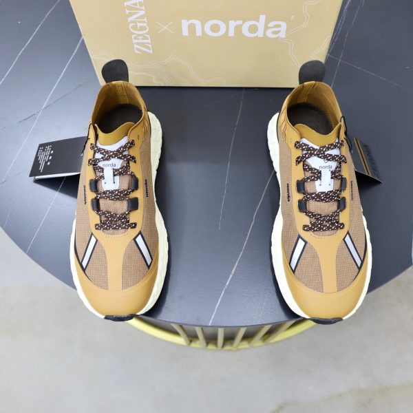 ZEGNA x norda 001 Sneaker – Desert Beige & Coyote Brown