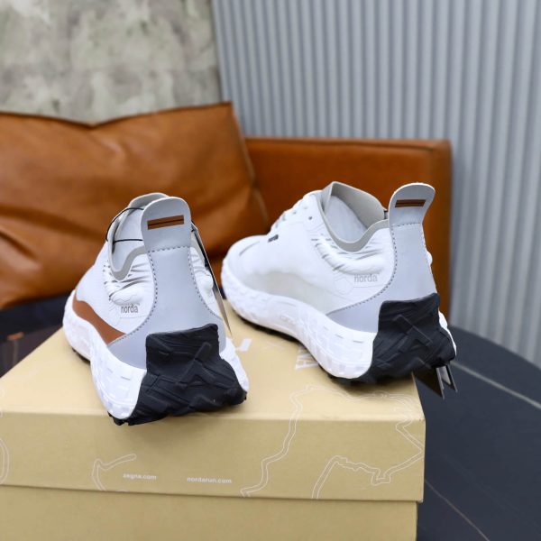 ZEGNA x norda 001 Sneaker – White & Foliage Brown (5) ZEGNA x norda 001 Sneaker – White & Foliage Brown