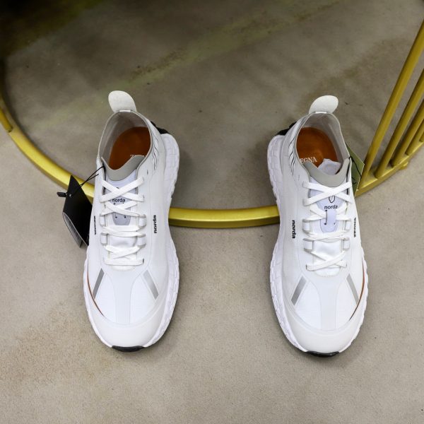 ZEGNA x norda 001 Sneaker – White & Foliage Brown (7) ZEGNA x norda 001 Sneaker – White & Foliage Brown