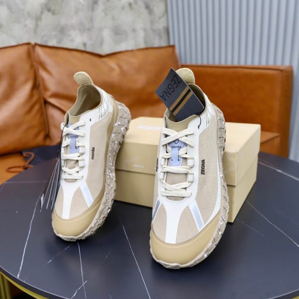 ZEGNA x norda 001 Technical Trail Sneakers – Beige & Sand (1) ZEGNA x norda 001 Technical Trail Sneakers – Beige & Sand