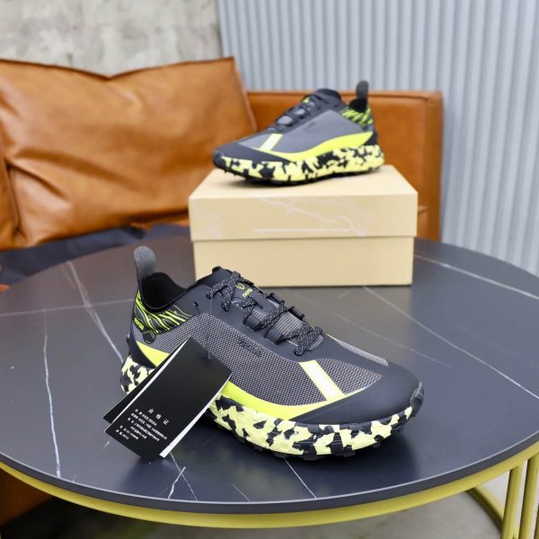 ZEGNA x norda 001 Technical Trail Sneakers – Black & Acid Yellow