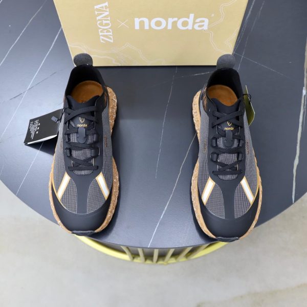 ZEGNA x norda 001 Technical Trail Sneakers – Black & Chestnut Tan (3) ZEGNA x norda 001 Technical Trail Sneakers – Black & Chestnut Tan