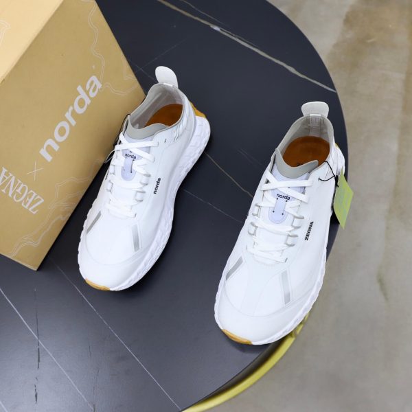 ZEGNA x norda 001 Technical Trail Sneakers – White & Gum (3) ZEGNA x norda 001 Technical Trail Sneakers – White & Gum