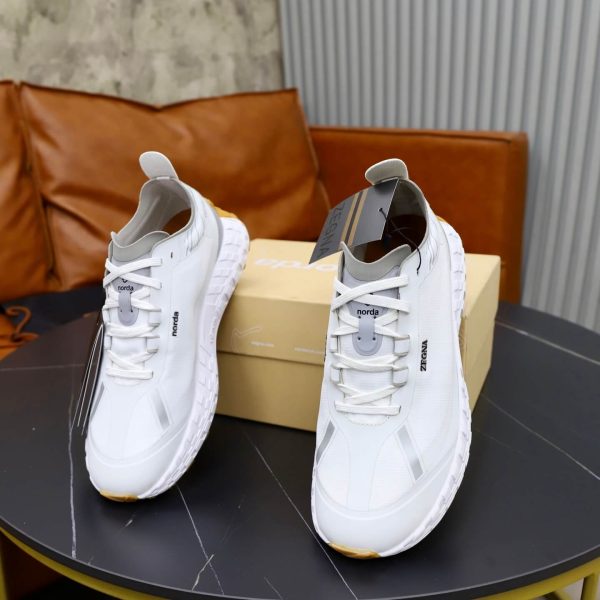 ZEGNA x norda 001 Technical Trail Sneakers – White & Gum (7) ZEGNA x norda 001 Technical Trail Sneakers – White & Gum
