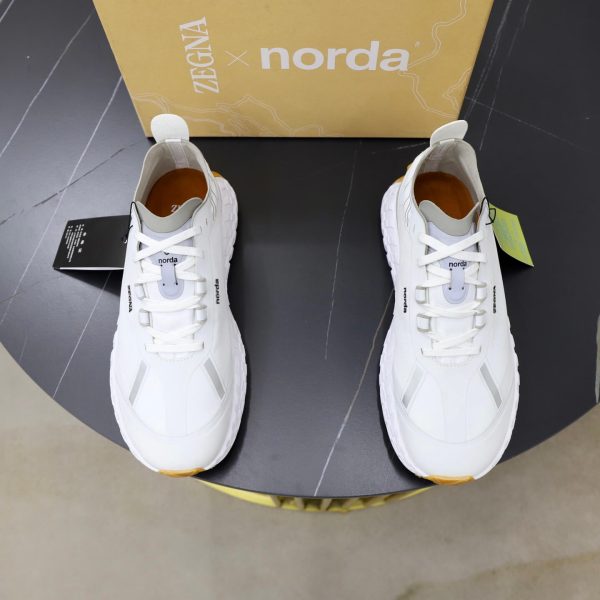 ZEGNA x norda 001 Technical Trail Sneakers – White & Gum (8) ZEGNA x norda 001 Technical Trail Sneakers – White & Gum
