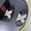 Zegna Suede Criss-Cross Sandals – Sand & Dark Brown (9) Zegna Suede Criss-Cross Sandals – Sand & Dark Brown