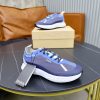 Zegna Triple Stitch Technical Mesh Sneakers – Electric Blue & Grey