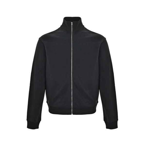 Acne Studios Back Zip-Up Sweatshirt- Black