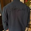 Acne Studios Back Zip-Up Sweatshirt- Black