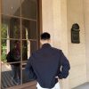 Acne Studios Back Zip-Up Sweatshirt- Black