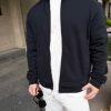 Acne Studios Back Zip-Up Sweatshirt- Black
