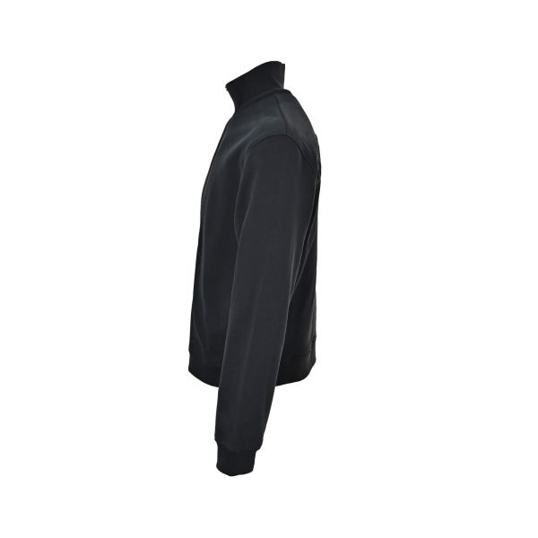 Acne Studios Back Zip-Up Sweatshirt- Black