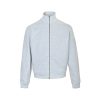 Acne Studios Back Zip-Up Sweatshirt- Pale Grey
