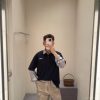 Acne Studios Washed Logo Polo Shirt- Black (3) Acne Studios Washed Logo Polo Shirt- Black