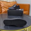 BOSS Mixed-Material Cupsole Sneaker – Triple Black
