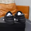 BOSS Mixed-Material Cupsole Sneaker – Triple Black
