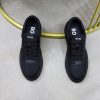 BOSS Mixed-Material Cupsole Sneaker – Triple Black
