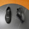 BOSS Mixed-Material Cupsole Sneaker – Triple Black