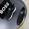 BOSS Slip-On Runner Sneaker – Black