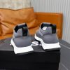 BOSS Slip-On Runner Sneaker – Grey & Olive Green