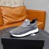BOSS Slip-On Runner Sneaker – Grey & Olive Green