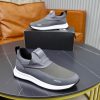 BOSS Slip-On Runner Sneaker – Grey & Olive Green