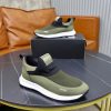 BOSS Slip-On Runner Sneaker – Olive Green & Black (2) BOSS Slip-On Runner Sneaker – Olive Green & Black