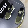 BOSS Slip-On Runner Sneaker – Olive Green & Black (3) BOSS Slip-On Runner Sneaker – Olive Green & Black