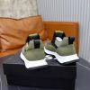 BOSS Slip-On Runner Sneaker – Olive Green & Black (4) BOSS Slip-On Runner Sneaker – Olive Green & Black
