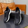 BOSS Woven-Panel Low-Top Sneaker – Black (6) BOSS Woven-Panel Low-Top Sneaker – Black