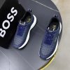 BOSS Woven-Panel Low-Top Sneaker – Navy Blue (4) BOSS Woven-Panel Low-Top Sneaker – Navy Blue