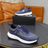 BOSS Woven-Panel Low-Top Sneaker – Navy Blue (5) BOSS Woven-Panel Low-Top Sneaker – Navy Blue