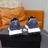 BOSS Woven-Panel Low-Top Sneaker – Navy Blue (6) BOSS Woven-Panel Low-Top Sneaker – Navy Blue