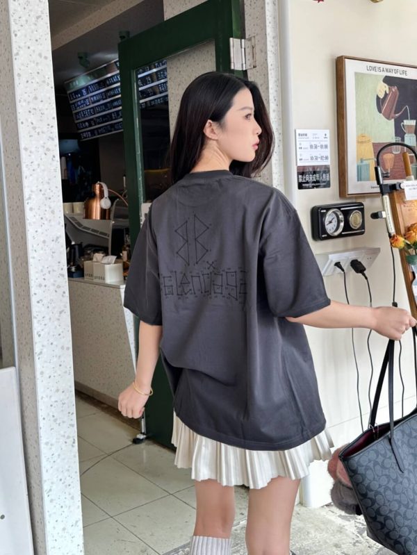 Balenciaga Connect The Dots T-Shirt- Black
