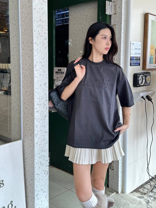 Balenciaga Connect The Dots T-Shirt- Black